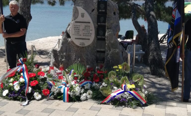  28. obljetnici pogibije pripadnika specijalnih postrojbi HV-a – Biograd na Moru
